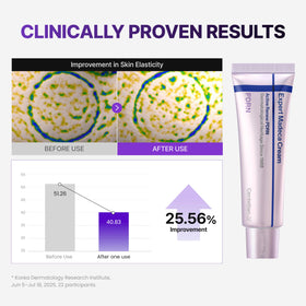 CENTELLIAN 24 eye cream tube open with small application amount for delicate skin