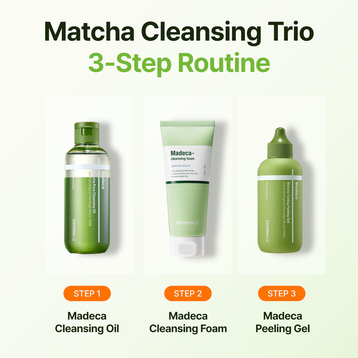 CENTELLIAN 24 matcha and centella ingredient visual emphasizing antioxidant and soothing support