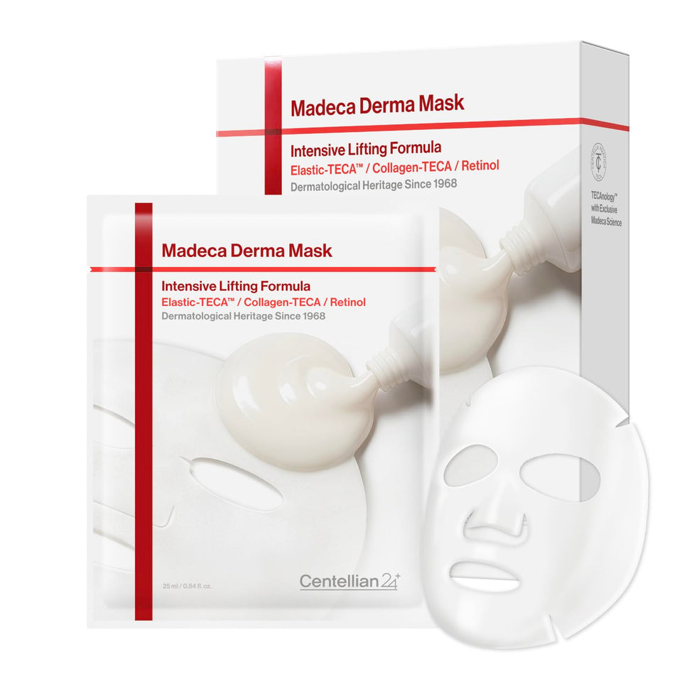 CENTELLIAN 24 front packaging showing ten lifting sheets and benefits