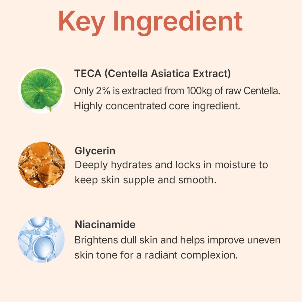 CENTELLIAN 24 essence texture on fingers, showing lightweight serum and quick absorption