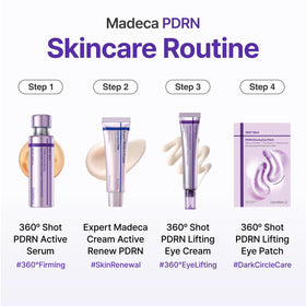 CENTELLIAN 24 set staged in bathroom nighttime routine for restorative skincare