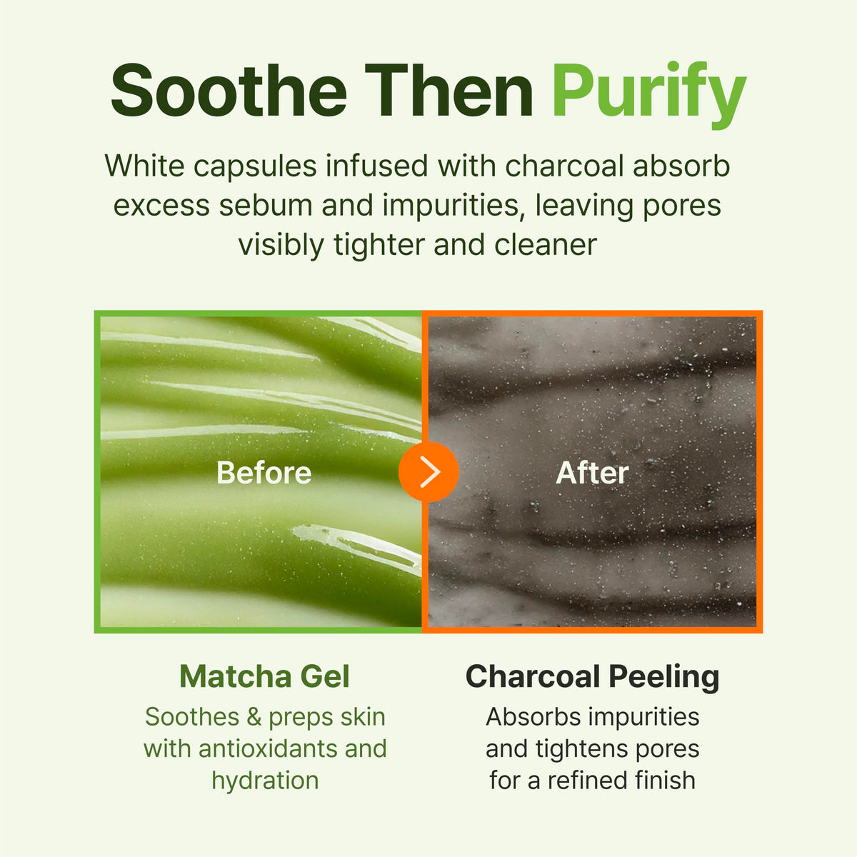 CENTELLIAN 24 peeling gel open jar detail showing soft gel texture for smooth exfoliation
