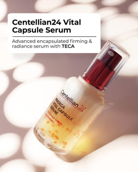 CENTELLIAN 24 close-up label showing TECA and ingredient transparency benefit
