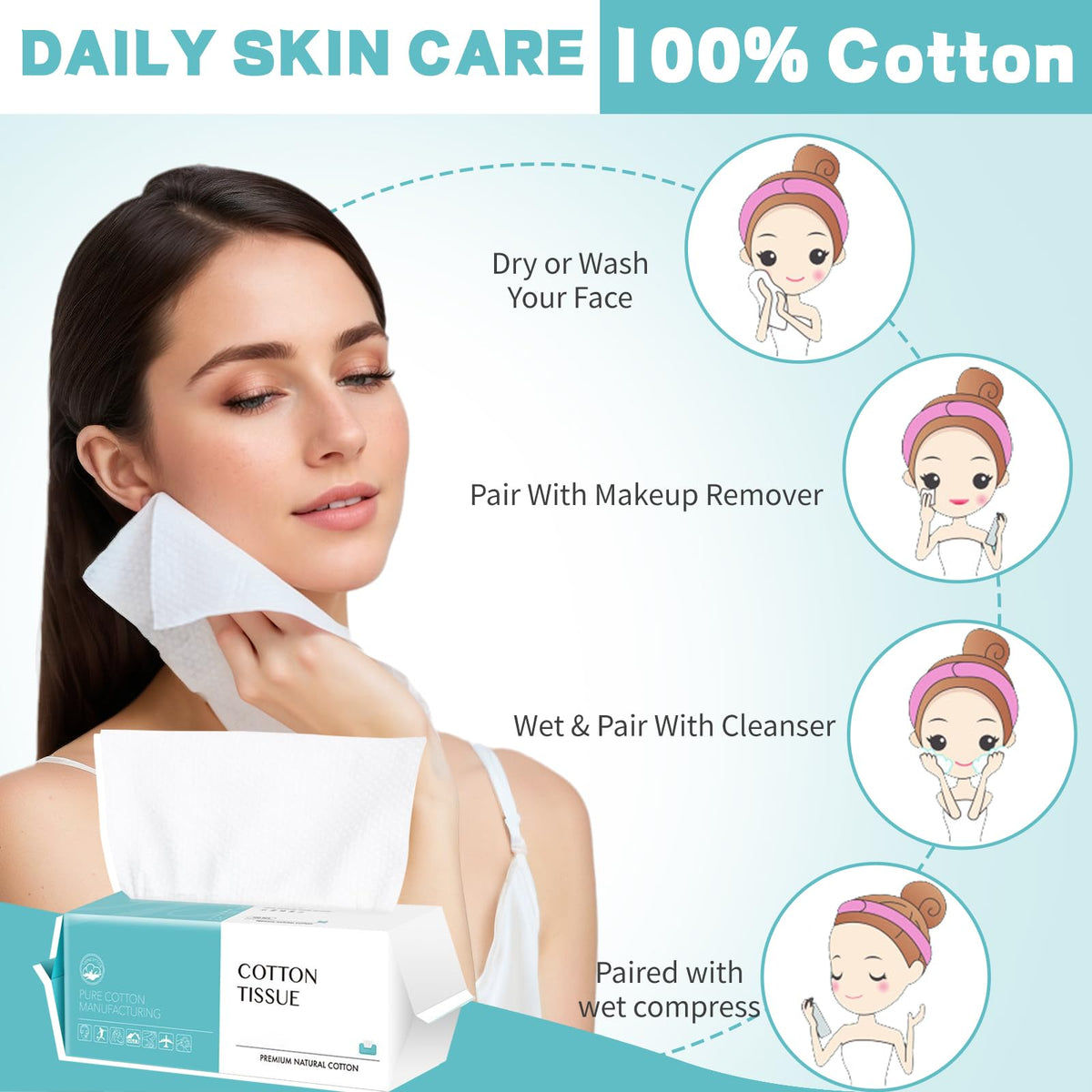 CenYouful towel used for baby care gentle on skin