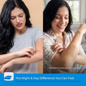 Ceramedx on bathroom shelf lifestyle image showing daily routine support and gentle care