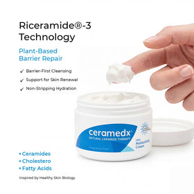 Ceramedx dispensing pump action demonstrating easy application and controlled portioning benefit