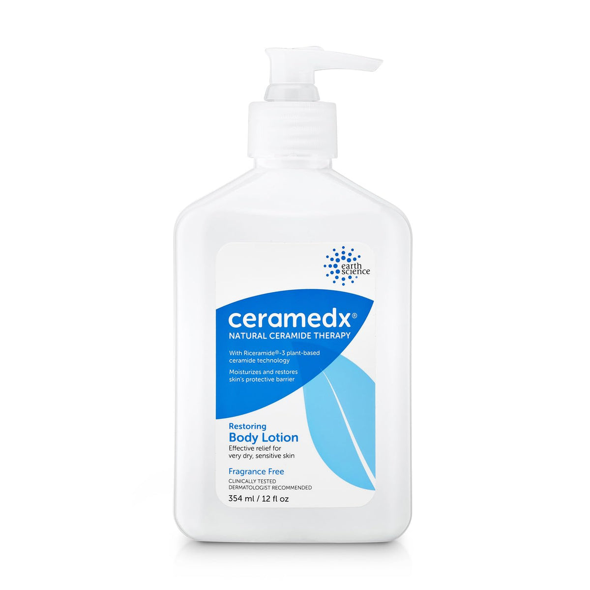 Ceramedx front bottle showing label and packaging benefits