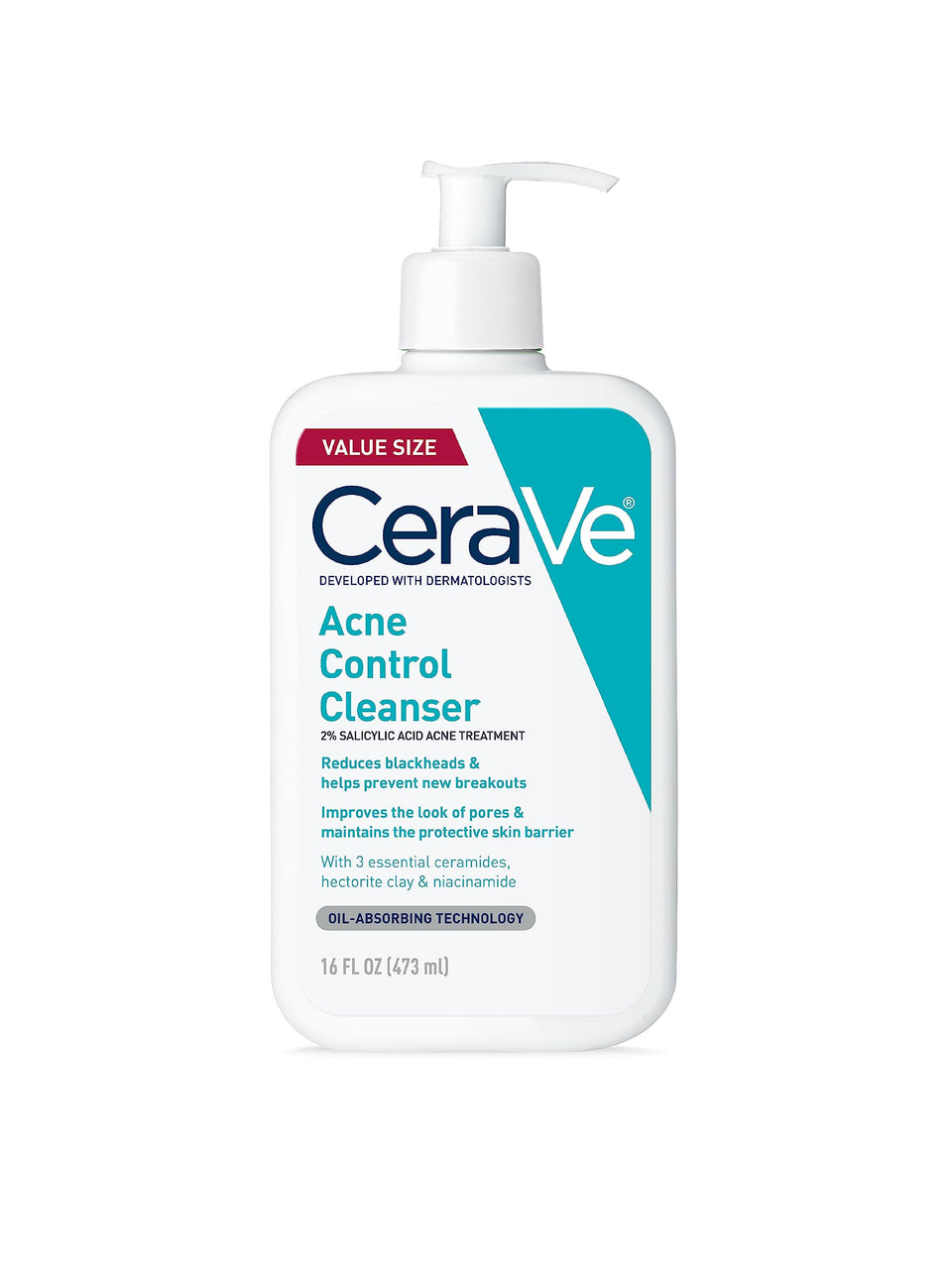 CeraVe front packaging showing bottle and label for clear identification and product trust