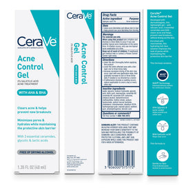 CeraVe gel in a bathroom nighttime routine setting for clearer skin