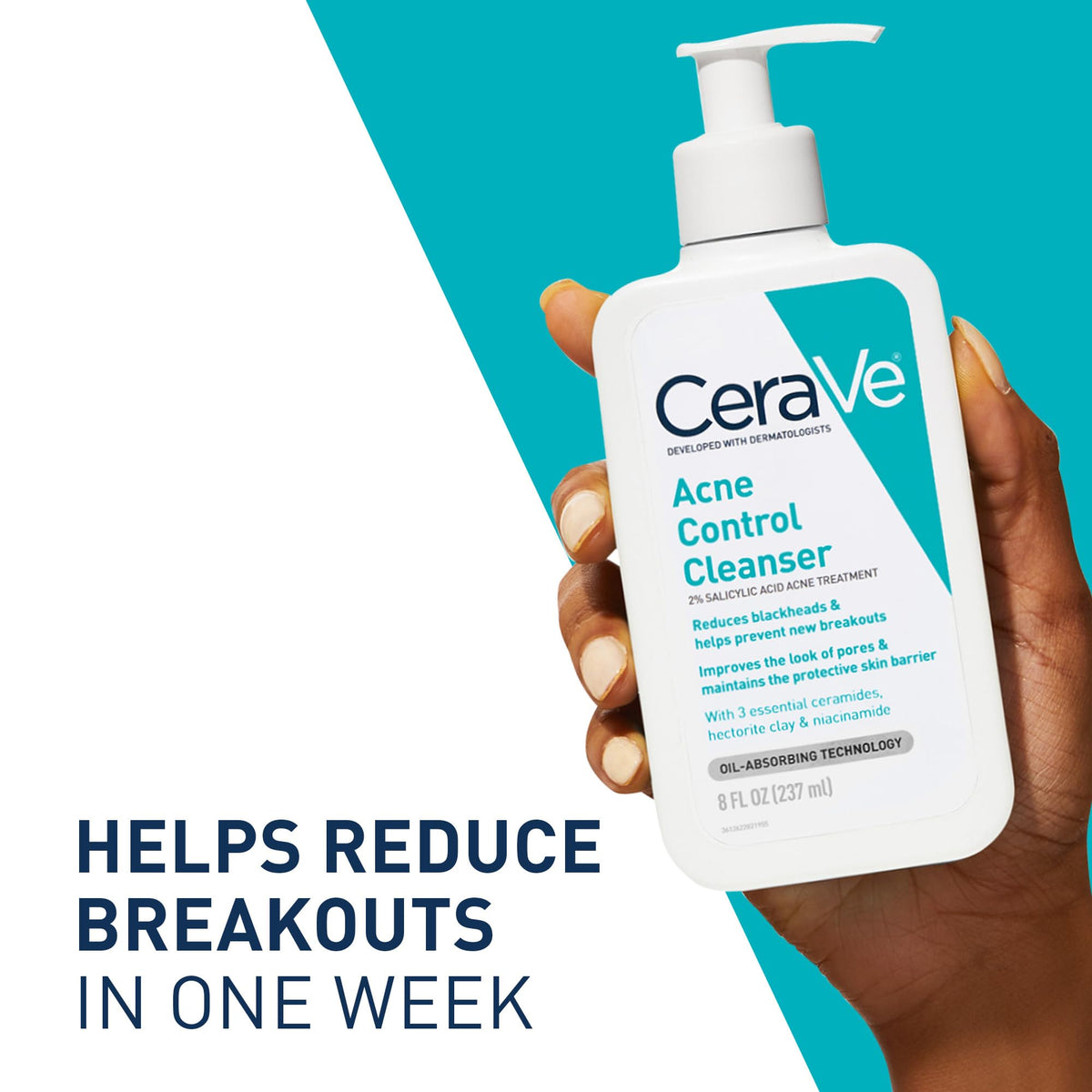 CeraVe gel-to-foam texture close-up demonstrating gentle exfoliating consistency and feel