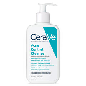 CeraVe front packaging showing label and benefits for clear skin