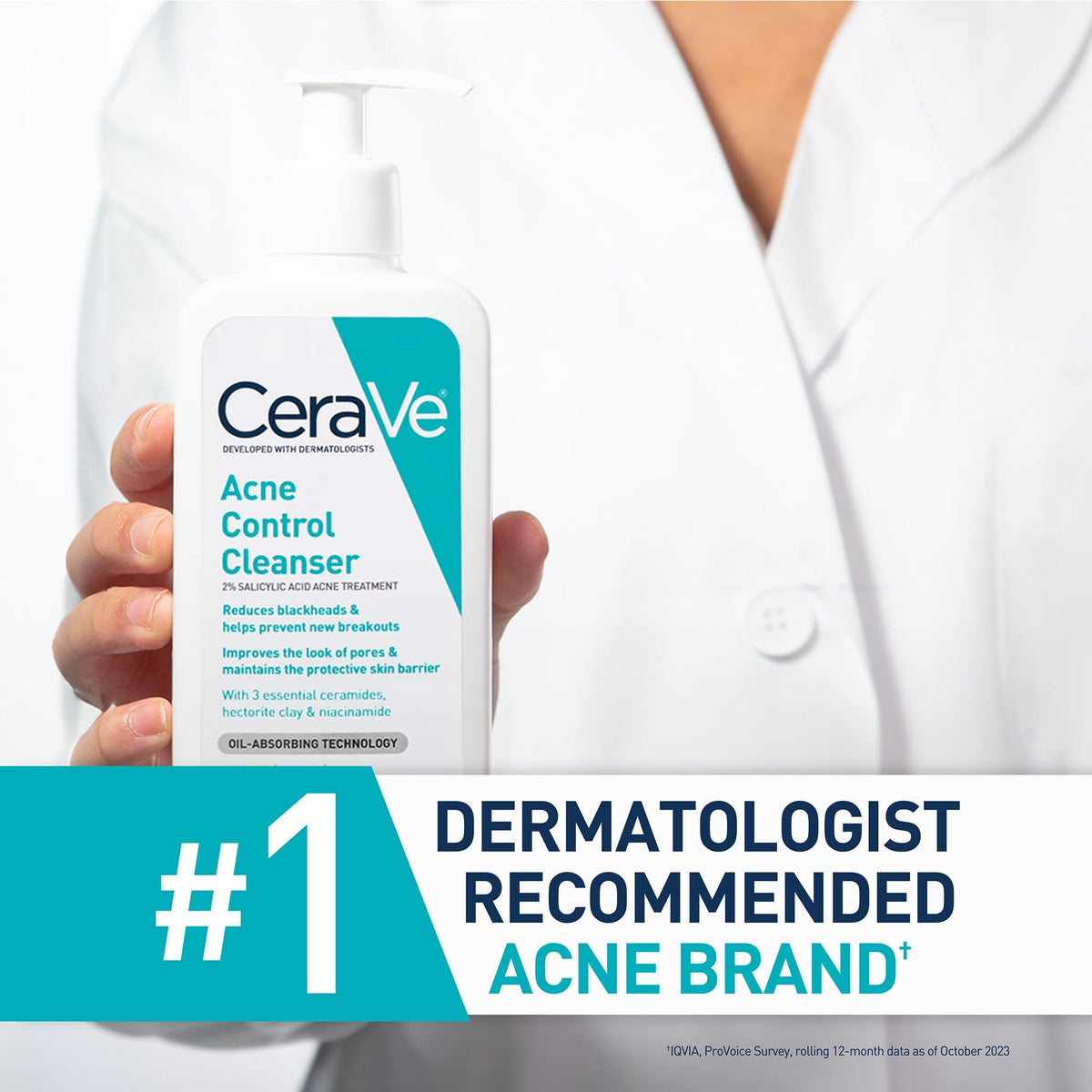 CeraVe clear gel texture close-up illustrating gentle exfoliation benefit