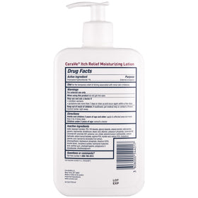 CeraVe lotion dispensed on hand highlighting light, non-greasy texture