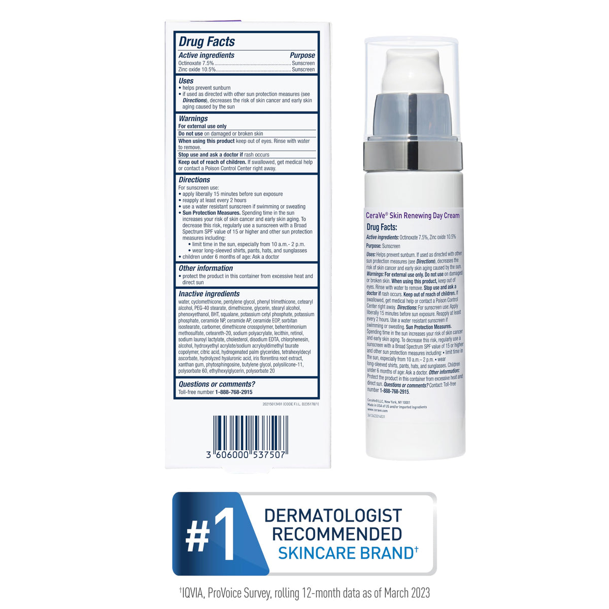 CeraVe depiction of improved skin texture demonstrating visible smoothing