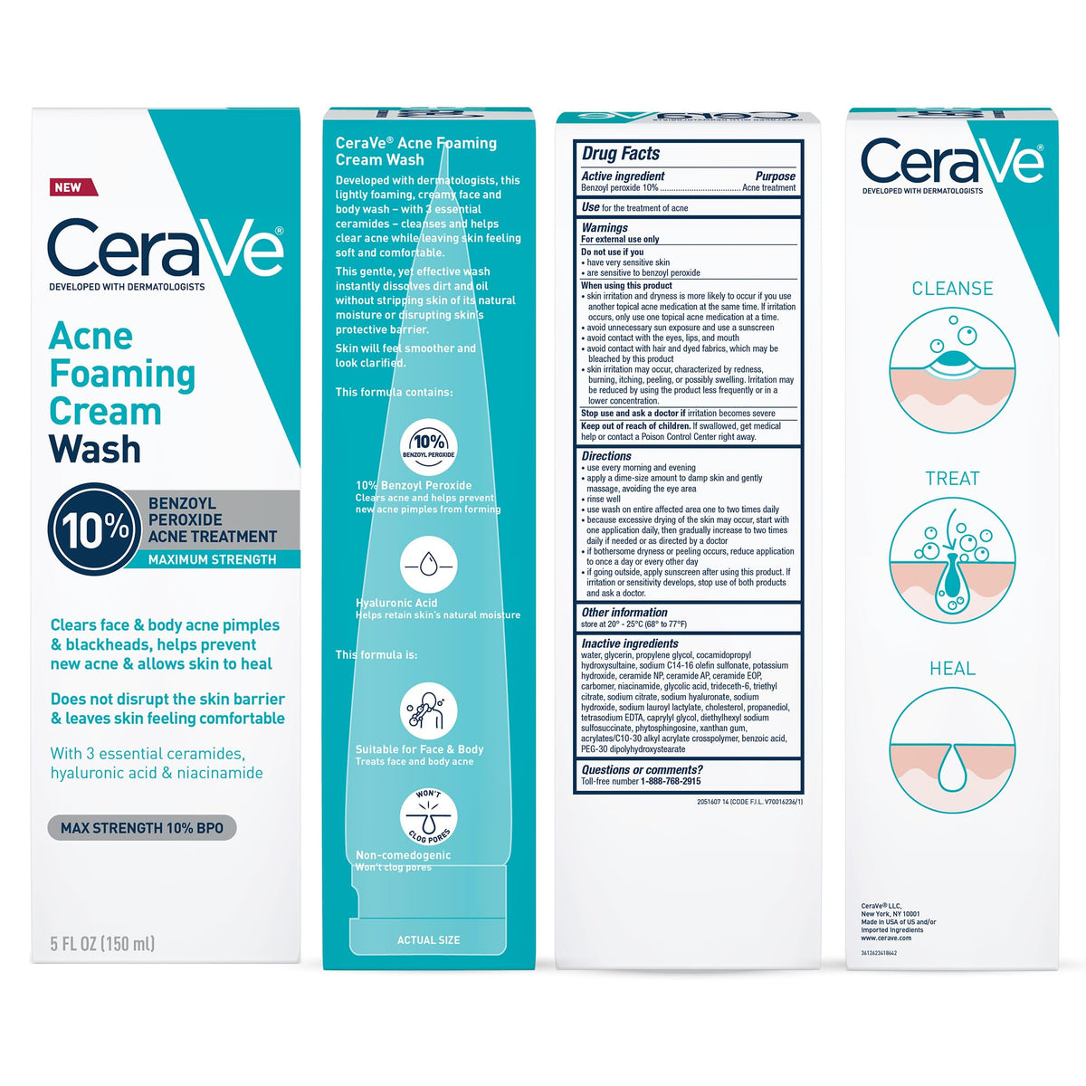 CeraVe bottle staged in bathroom lifestyle setting promoting daily skincare routine