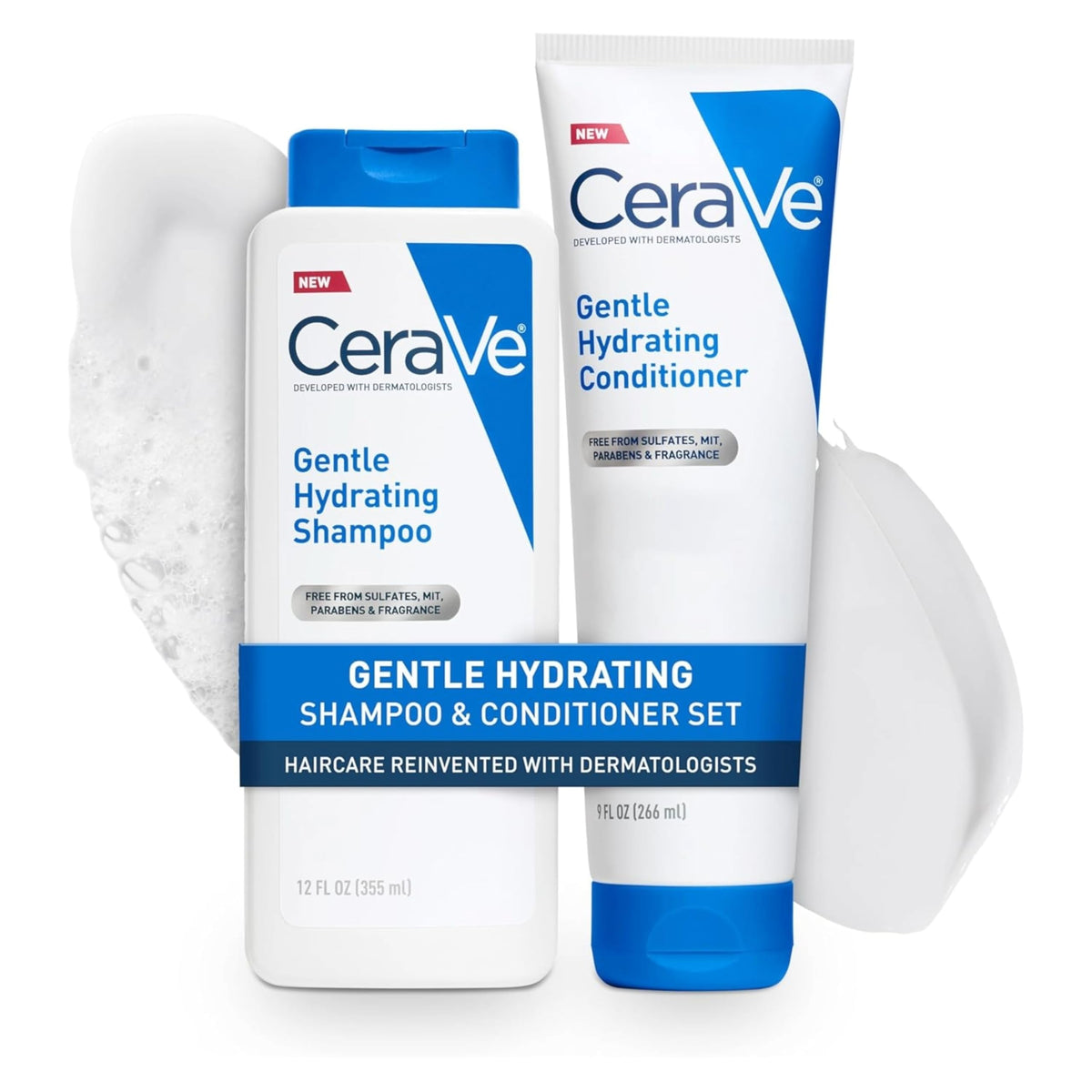 CeraVe bundle front packaging displaying both bottles and benefits
