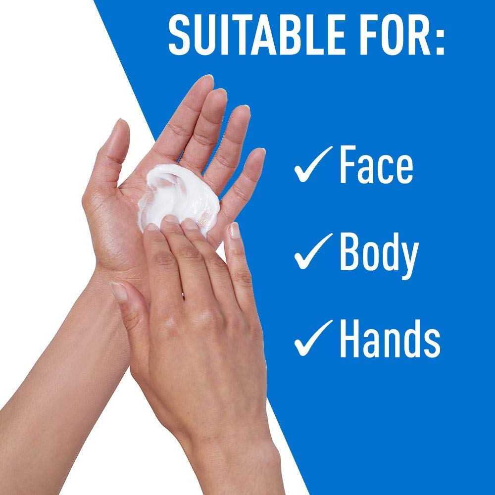 CeraVe travel hydrating cleanser pump bottle highlighting gentle cleansing
