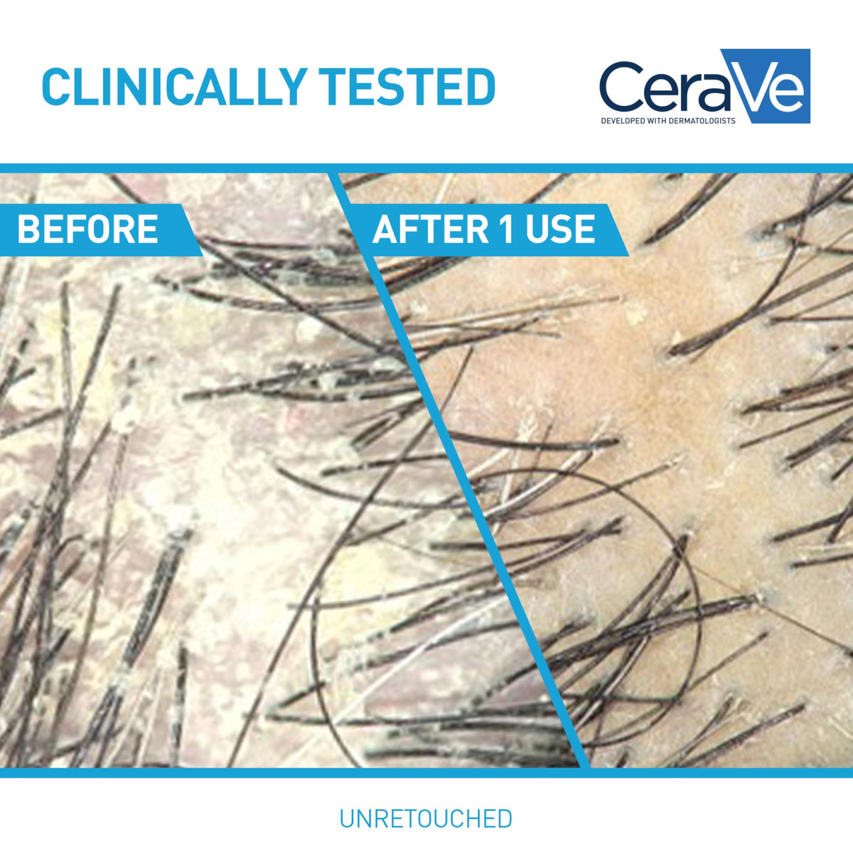 CeraVe conditioner bottle label close-up emphasizing hydration and soft hair