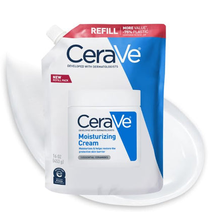 CeraVe refill front packaging view showing size and label benefits
