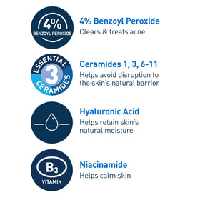 CeraVe cream-to-foam lather close-up demonstrating gentle cleansing action