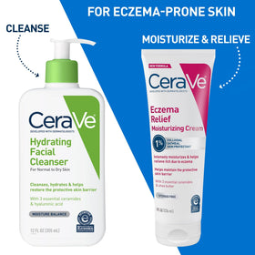 CeraVe on bathroom counter lifestyle image showing daily routine compatibility