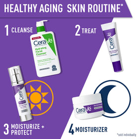 CeraVe close-up of cream absorbing into skin for hydration benefit