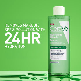 Using CeraVe to gently remove eye makeup without rubbing
