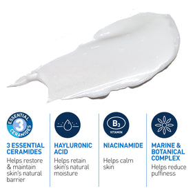 CeraVe Eye Repair Cream texture close-up showing smooth non-greasy finish