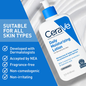 CeraVe applied to hands demonstrating quick absorption and hydration