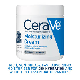 CeraVe hands before and after showing improved visible hydration