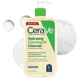 CeraVe front bottle showing product name and size, easy identification benefit