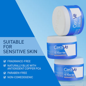 CeraVe jar on bathroom shelf as part of daily skincare routine
