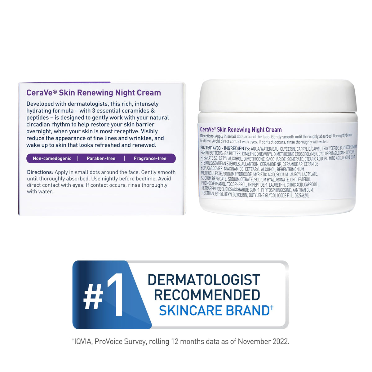 CeraVe night cream on bathroom shelf lifestyle scene signaling nightly skincare routine