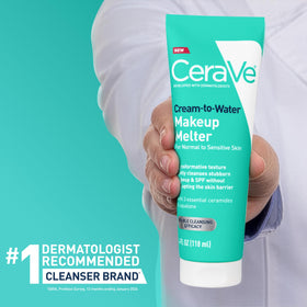 CeraVe skin after use showing non-greasy finish and hydrated appearance