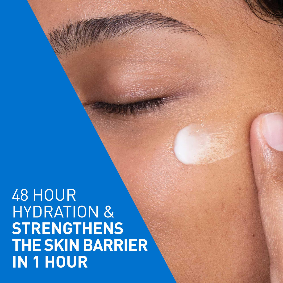 CeraVe open cap showing creamy night lotion ready for nightly application benefit