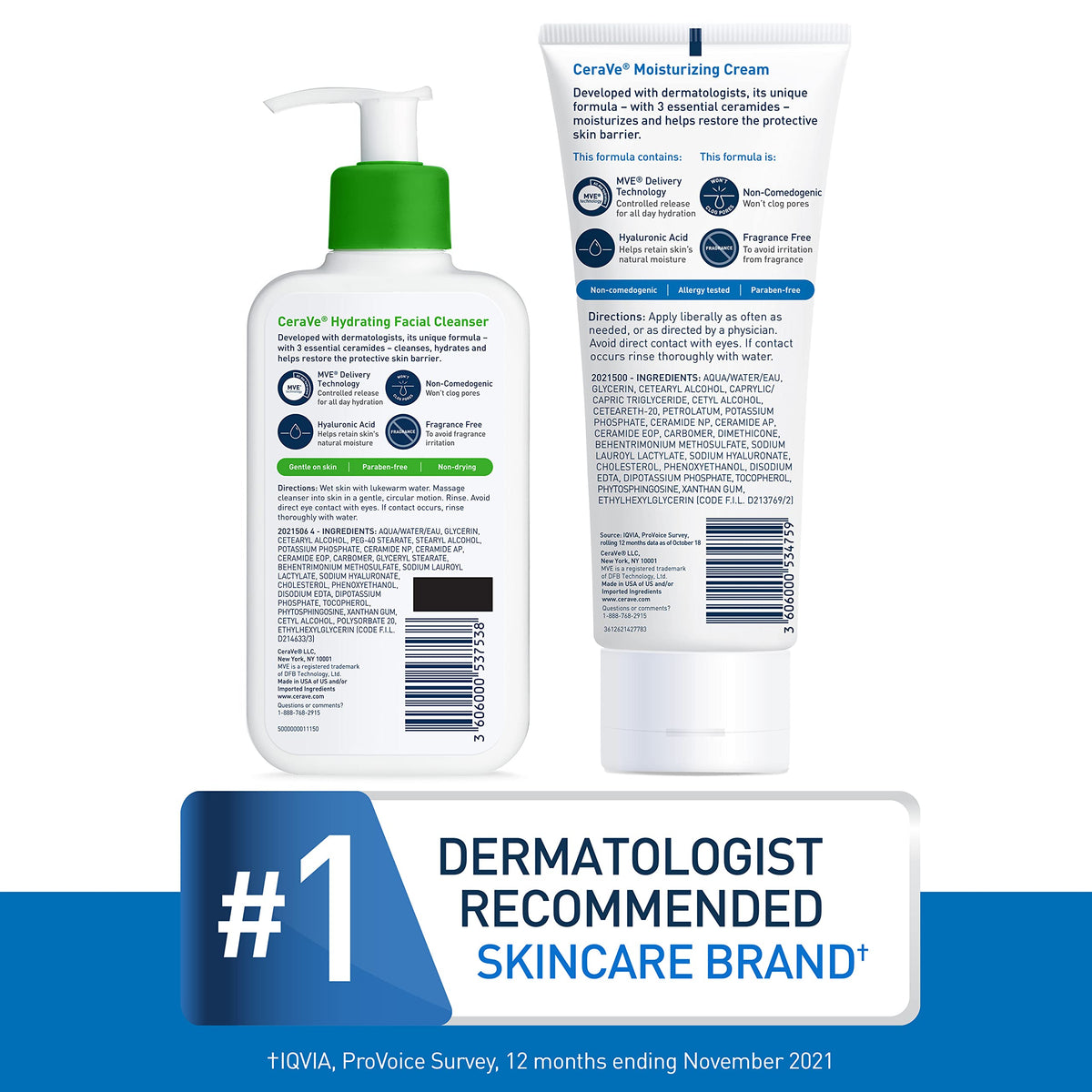 CeraVe products on bathroom shelf lifestyle scene showing daily routine ease