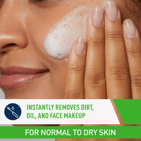 CeraVe pump dispensing cleanser demonstrating easy application benefit