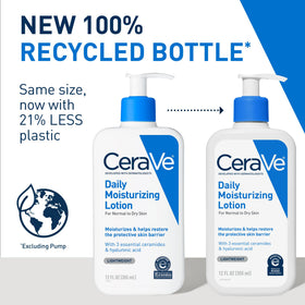 CeraVe pump dispenser close-up highlighting smooth texture and easy use