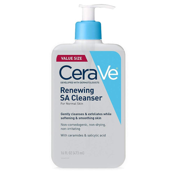 CeraVe front packaging showing bottle and label for quick identification and benefits