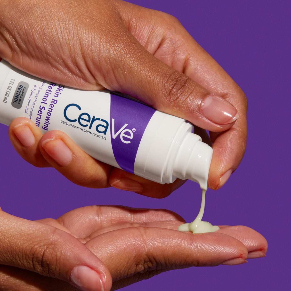 CeraVe close-up graphic of ceramides illustrating barrier support benefit