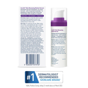 CeraVe bottle on bathroom counter in lifestyle scene promoting daily use