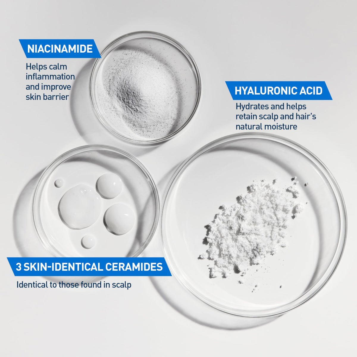 CeraVe shampoo in shower being applied for gentle cleansing
