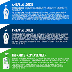 CeraVe size comparison in hand demonstrating TSA-friendly 3oz bottles