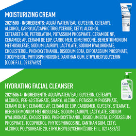 CeraVe 8oz tubes held in hand showing true size for travel and at-home use