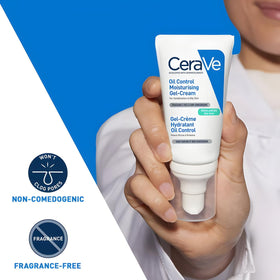 CeraVe gel-cream texture close-up highlighting lightweight absorption benefit