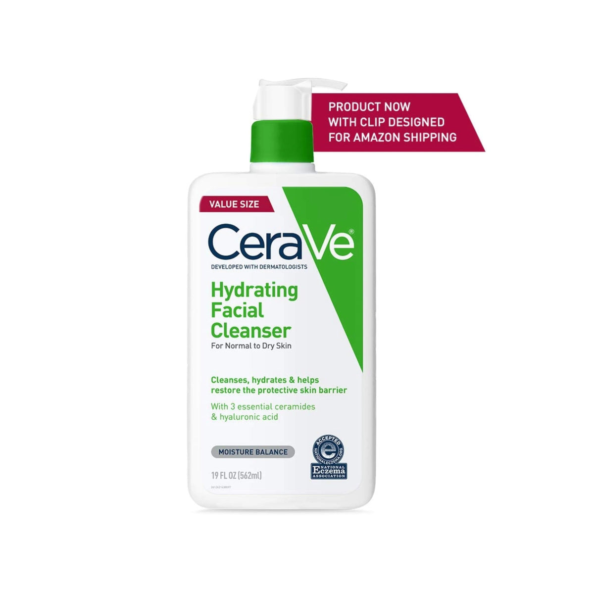 CeraVe product with National Eczema Association seal indicating suitability for sensitive skin