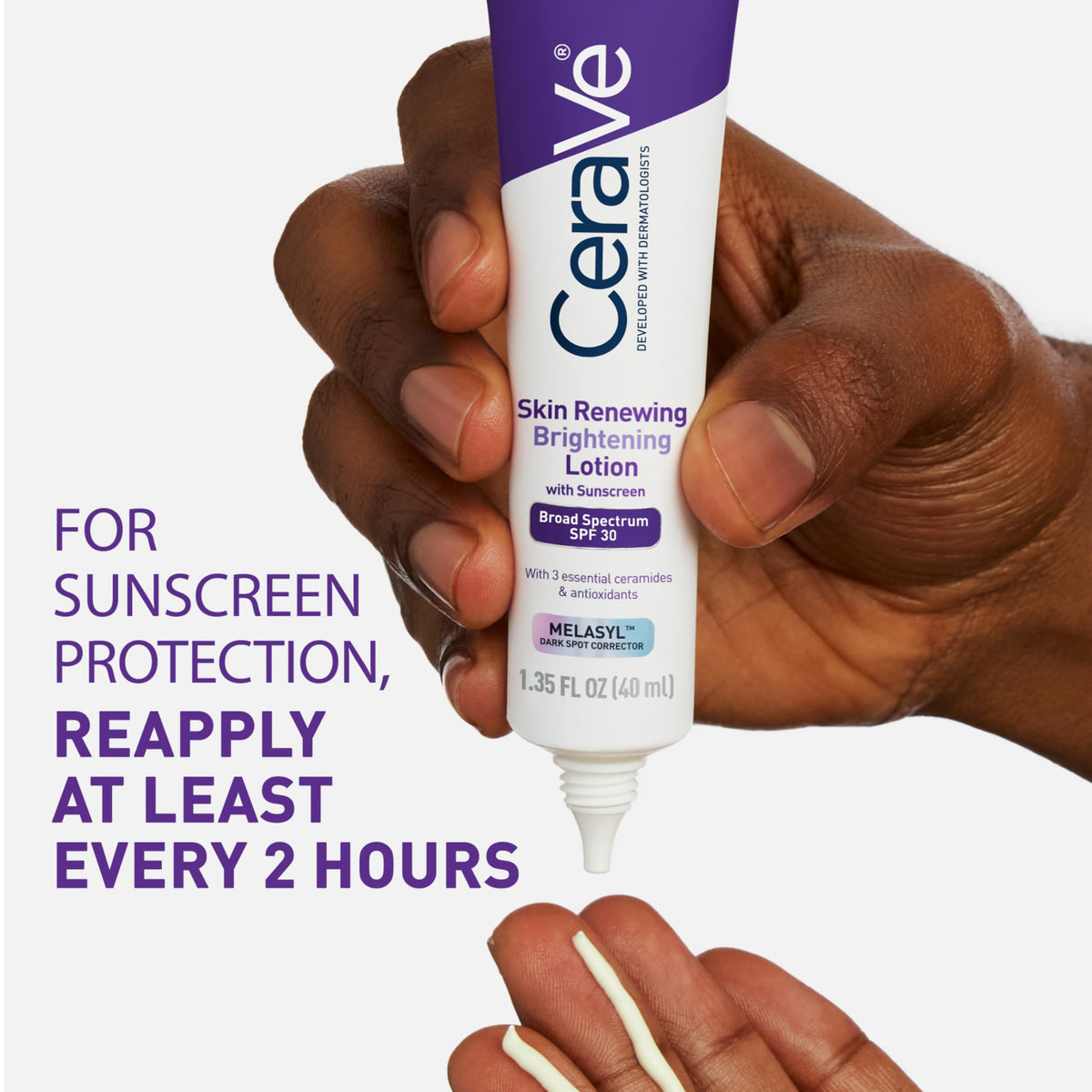 CeraVe label close-up highlighting ingredients and product claims