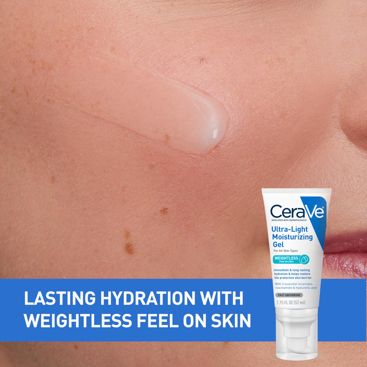 CeraVe pump close-up highlighting easy dispensing and hygienic use