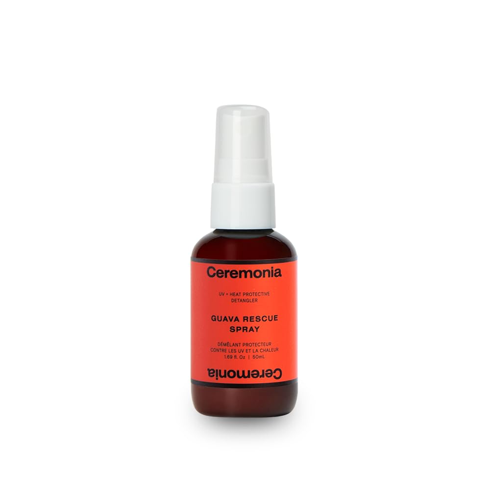 Ceremonia front packaging showing 2 fl oz bottle and clear label benefits