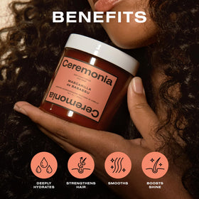 Ceremonia natural ingredients cupuaçu butter and babassu oil nourishing hair
